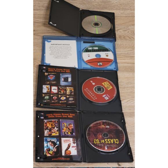 Lot Of 4 NBA Basketball DVDs and Blu-ray Pre-owned Untested Classic Discs - Picture 4 of 9